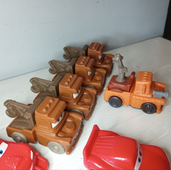 Disney Pixar Cars Happy Meal toy lot 9 McDonald's Mater Lightning McQueen 2022 - Picture 3 of 3